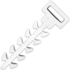 DIETZEL DIE104550 Steck-DA1/4bel hellgrau, RAL7035, Bohrlo