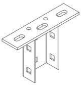 DIETZEL - DIE104706 Kopfplatte, 58x100x160mm, inkl. 2xFRSV 1