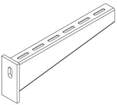 DIETZEL DIE104724 Wandkonsole, mittelschwer, 600x85x620 mm