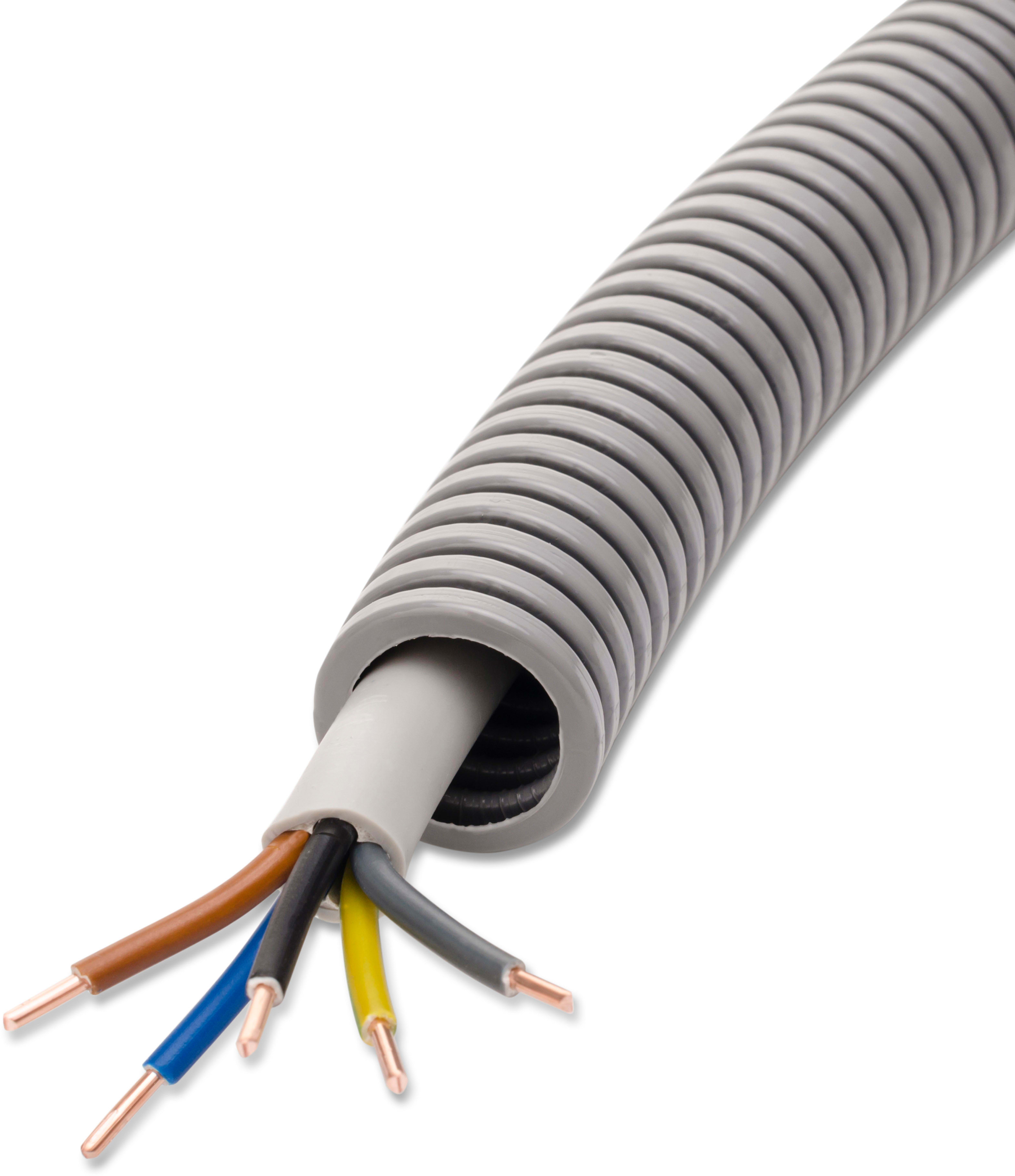 DIETZEL DIE106547 PVC-Panzerflexrohr, A 20mm, biegsam, mi
