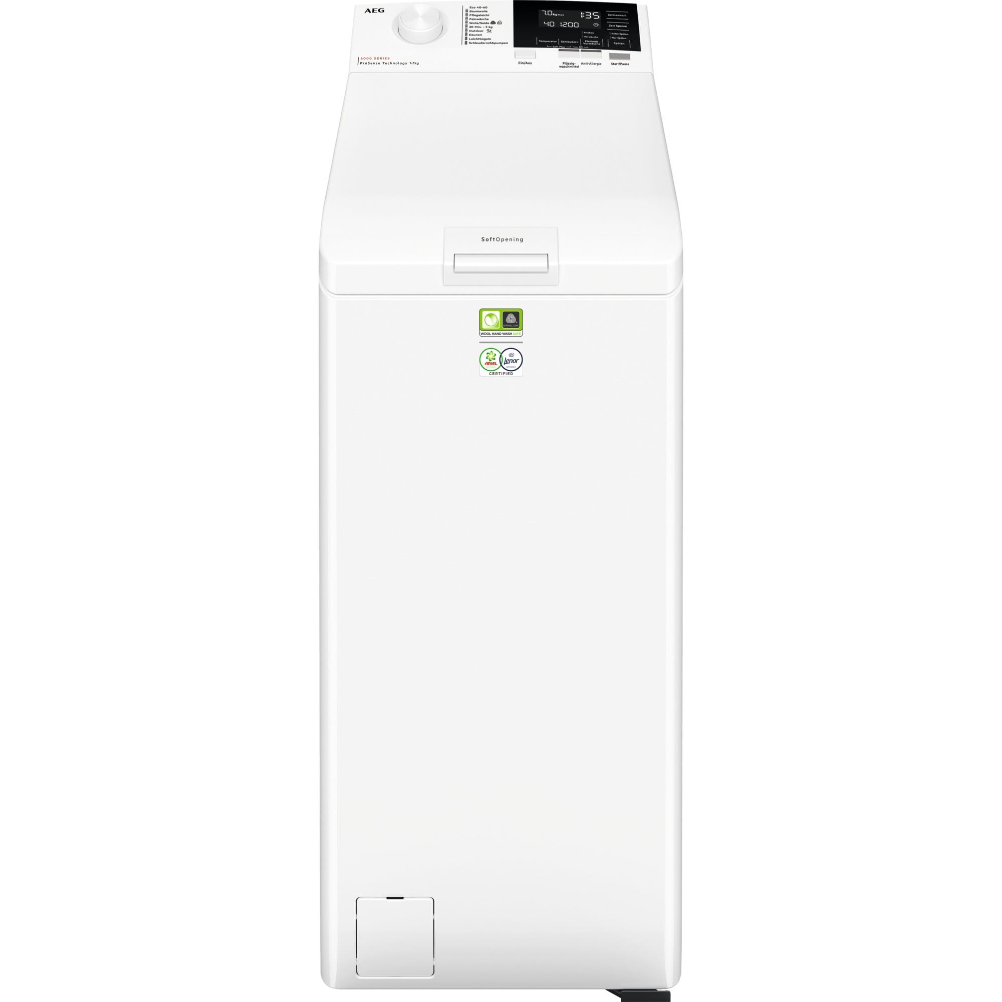 AEG HAUSGERATE AGZ913143675 Waschmaschine Toplader 1300U/min 7kg Dis