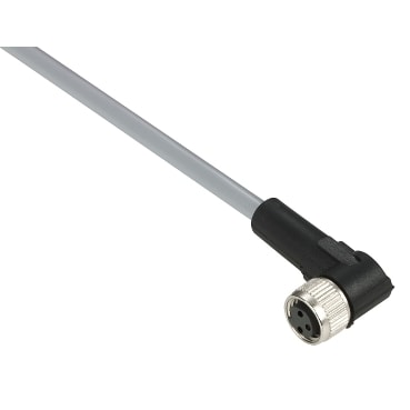 YAGEO TMSS ITALY SRL TSIXZCPV0666L10 PVC FEMM M8 3 PIN 90G