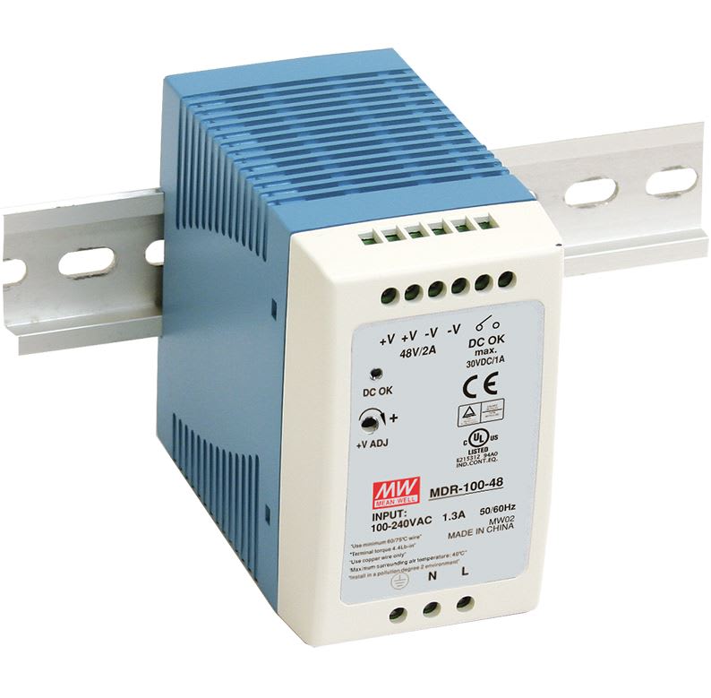 DIGIMAX SRL - DIXMDR-100-48 ALIMENTATORE DIN RAIL 48V 2A 100W