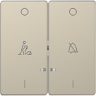 SCHNEIDER ELECTRIC - SNRMTN3429-6033 Copritasto 2 moduli, indicatore finestra, marchiato per DND, sahara, Sys Design