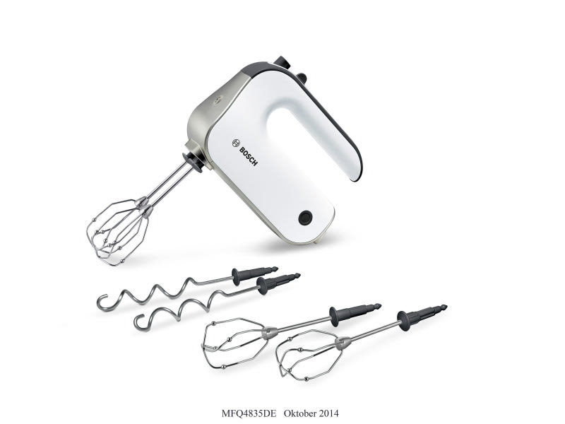 BOSCH ROBERT - BOSMFQ4835DE Handmixer,575W,5Stufen,Turbo,weiss-chrom