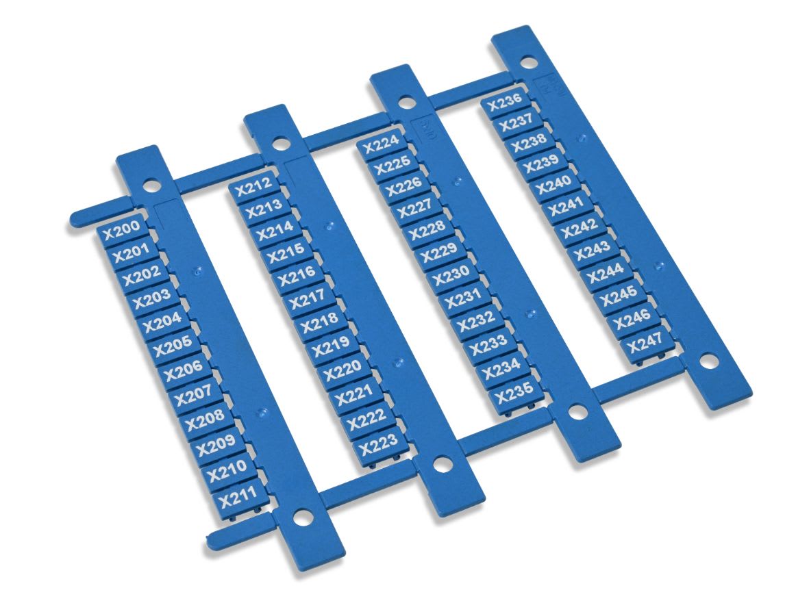CEMBRE SPA - CEM41064-MD TARGHETTE PER MORSETTI, METAL DETECTABLE