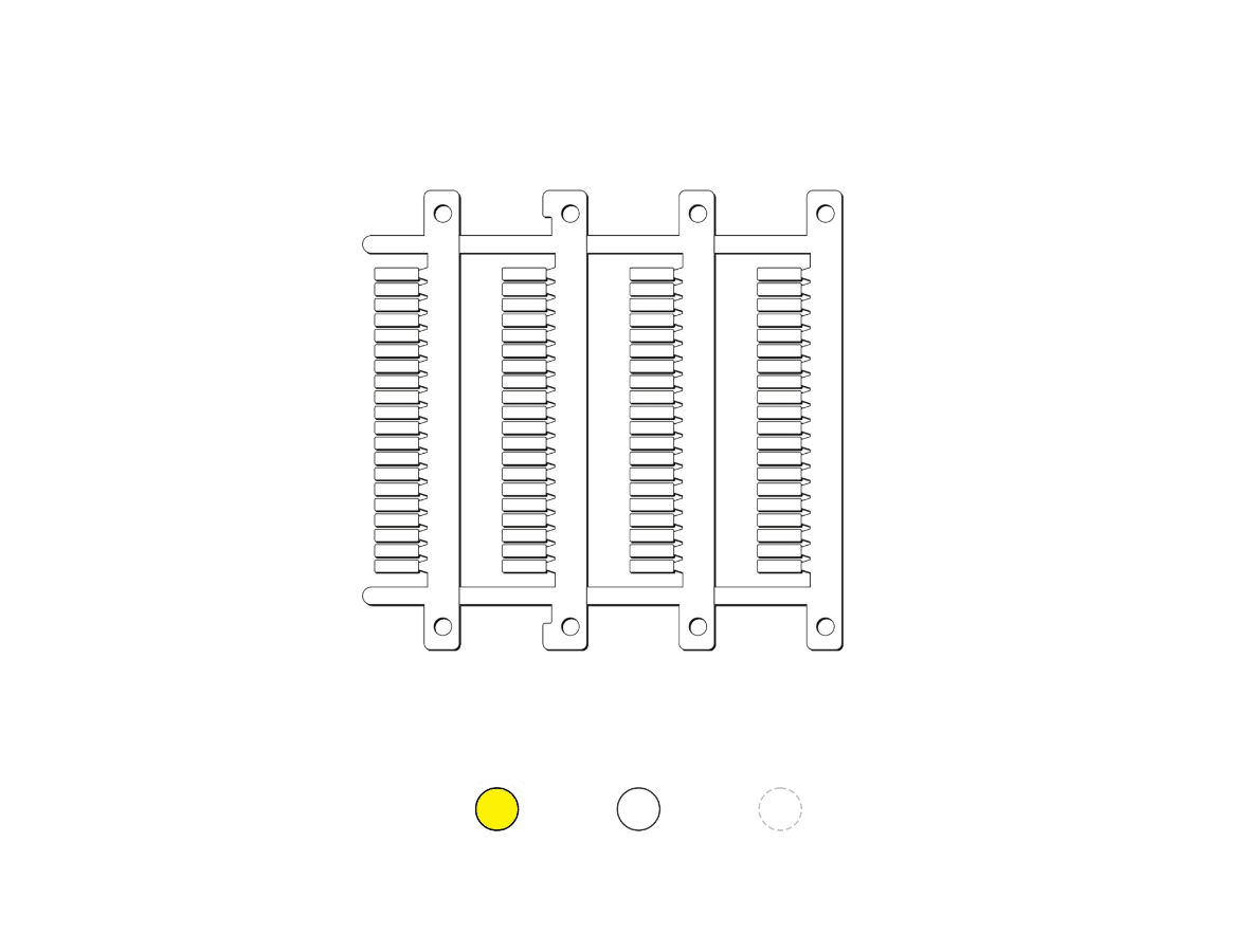 CEMBRE SPA - CEM46393 TARGHETTA MG-CPM-11 BIANCA 5X9 X MORSETT