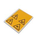 CEMBRE SPA - CEM990991 ETICHETTE ADESIVE PER SEGNALAZIONE, PREFUSTELLATE, IN FILM PVC