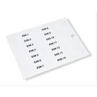 CEMBRE SPA - CEM49197-HF TARGHETTE ADESIVE PER COMPONENTI, PREFUSTELLATE, IN POLICARBONATO, HALOGEN FREE