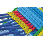 CEMBRE SPA - CEM40142 TAR.SEGNAC.MG-TDM-01 4X12MM.GIALLO 4 STE