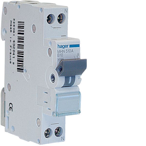 HAGER HAGMHN520A INTERR. AUTOM.1P+N 20A 4.5KA B 1M