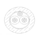 MICRO TEK SRL - MIKAX20802200 CAVO ALLARME IN CCA 8 X 0,22 PVC BIANCO