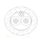 MICRO TEK SRL - MIKAX21202200 CAVO ALLARME IN CCA 12 X 0,22 PVC BIANC