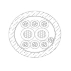 MICRO TEK SRL - MIKB207542210 CAVO DA INTERRAMENTO 2X0.75-4X0.22 FRPE