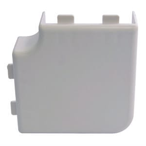 CANALPLAST CANMINI40LBEU ANGOL.PIAN.40X10 BIA 9010