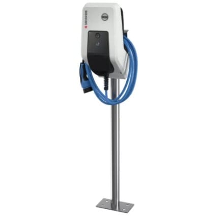 MENNEKES E-MOBILITY MKE18593 PALO IN ACCIAIO PER 2 AMTRON PROFESSIONA