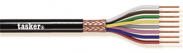 MILAN SRL MLNC 8025 CPR 8X0,25CAVO SCHERMATO A TRECCIA - CERTIFI