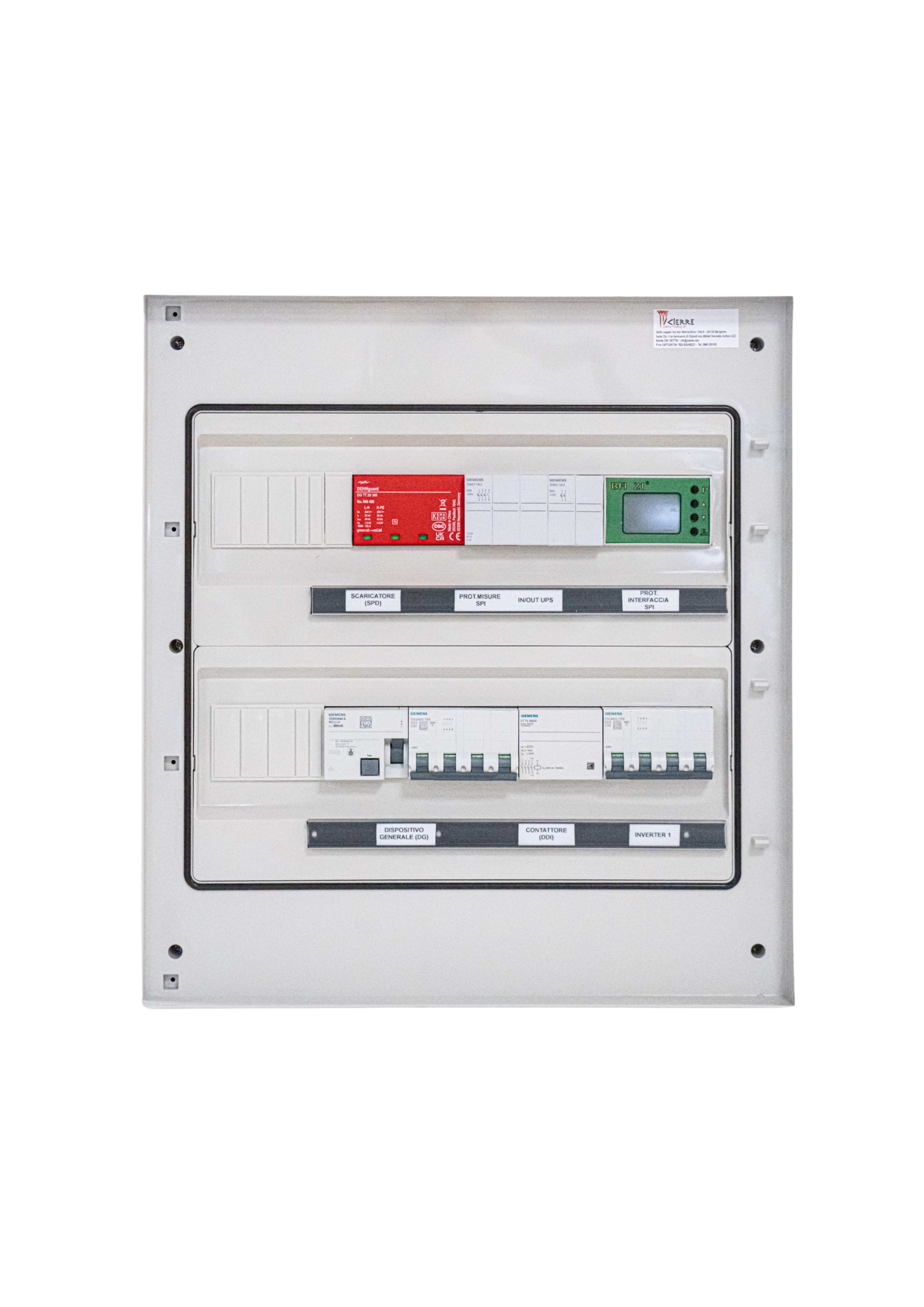 ICIERRE TRADING S.R. IC2MM007 CONFORME CEI-021- CORRENTE 40 A - 400 V
