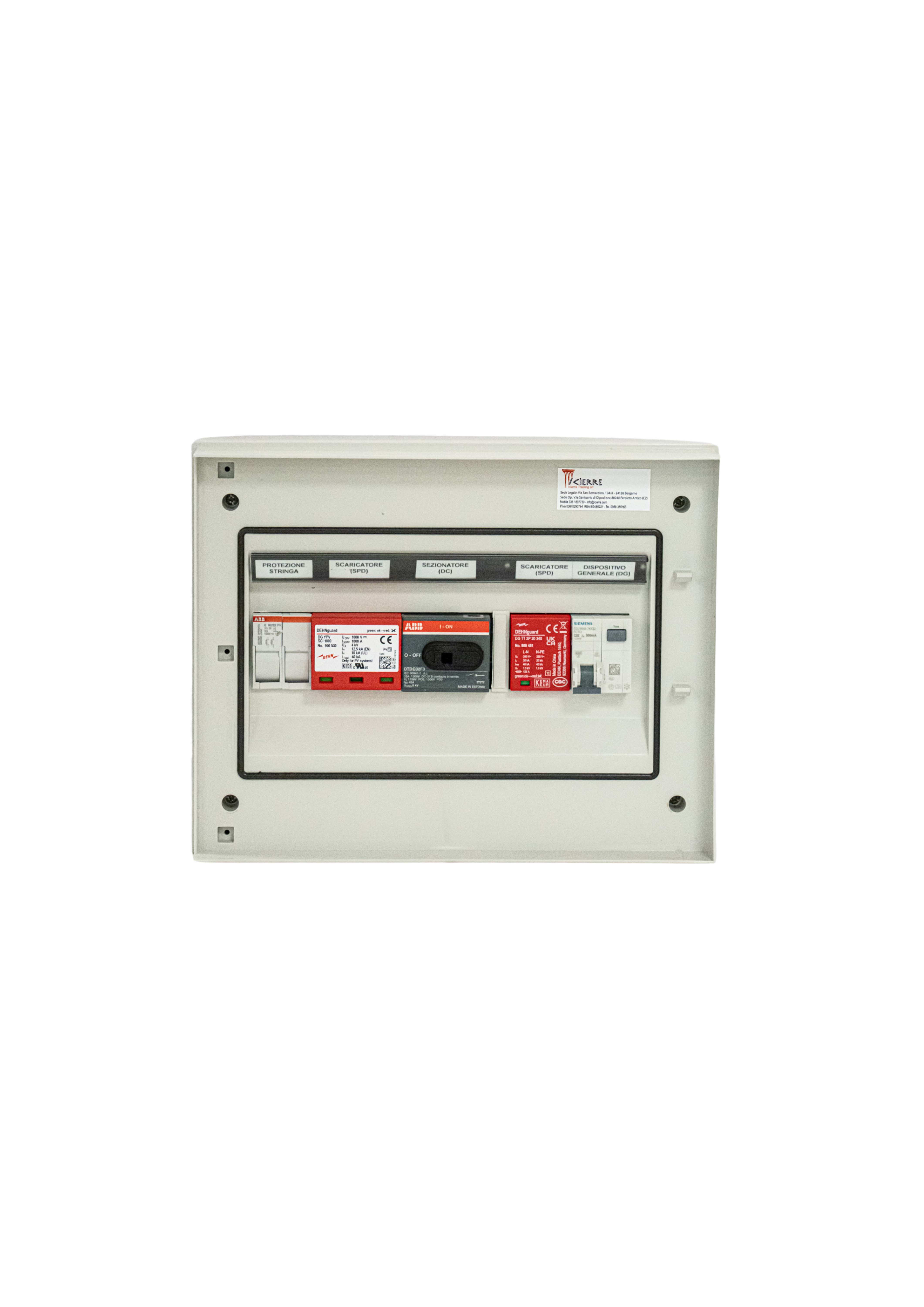 ICIERRE TRADING S.R. - IC2MM012 2-PORTAFUSIBILE1P+N+FUSIBILI6A(PROT.