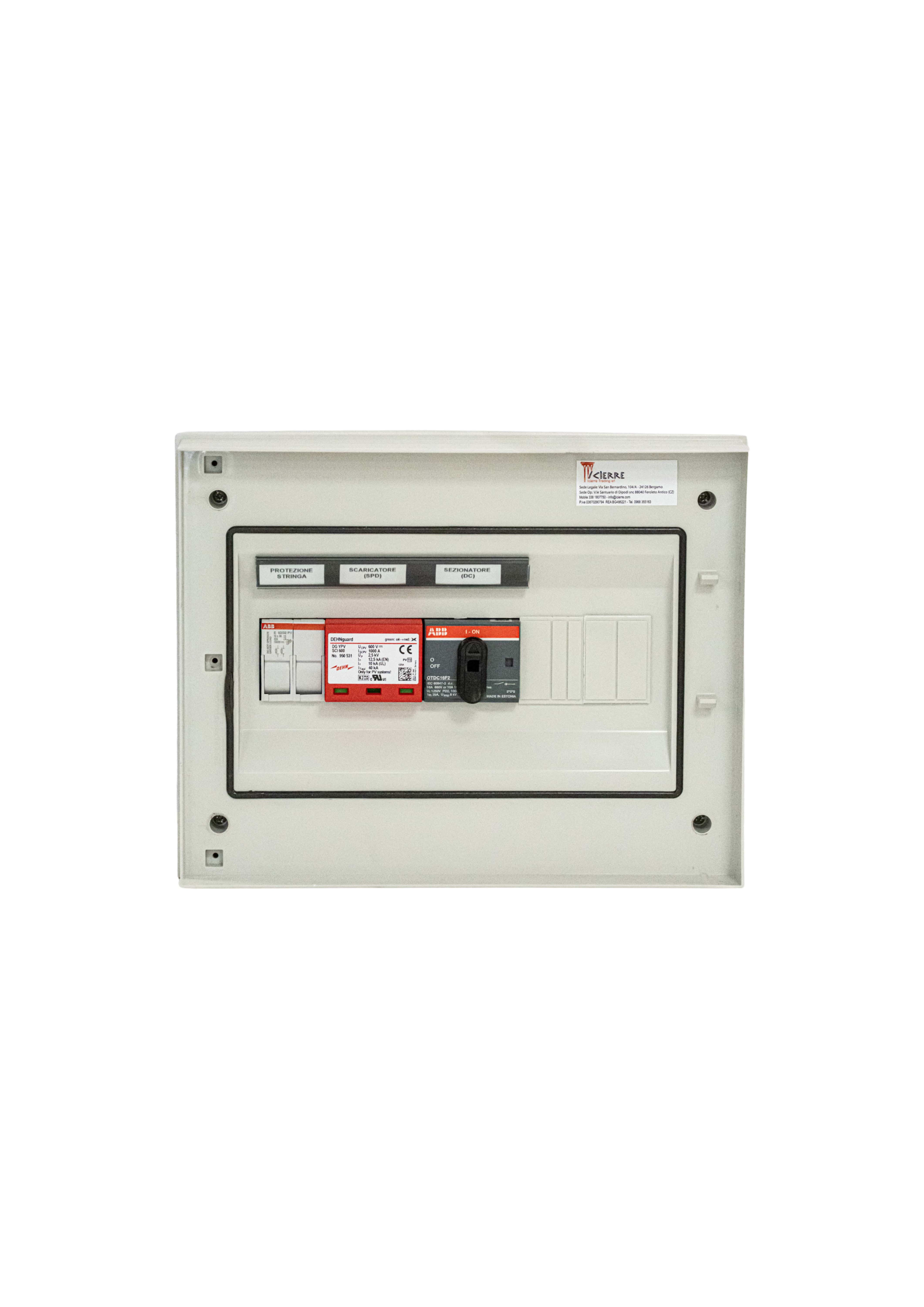 ICIERRE TRADING S.R. IC2MM046 PORTAFUSIBILE3P+N+FUSIBILI2A(PROT.MIS