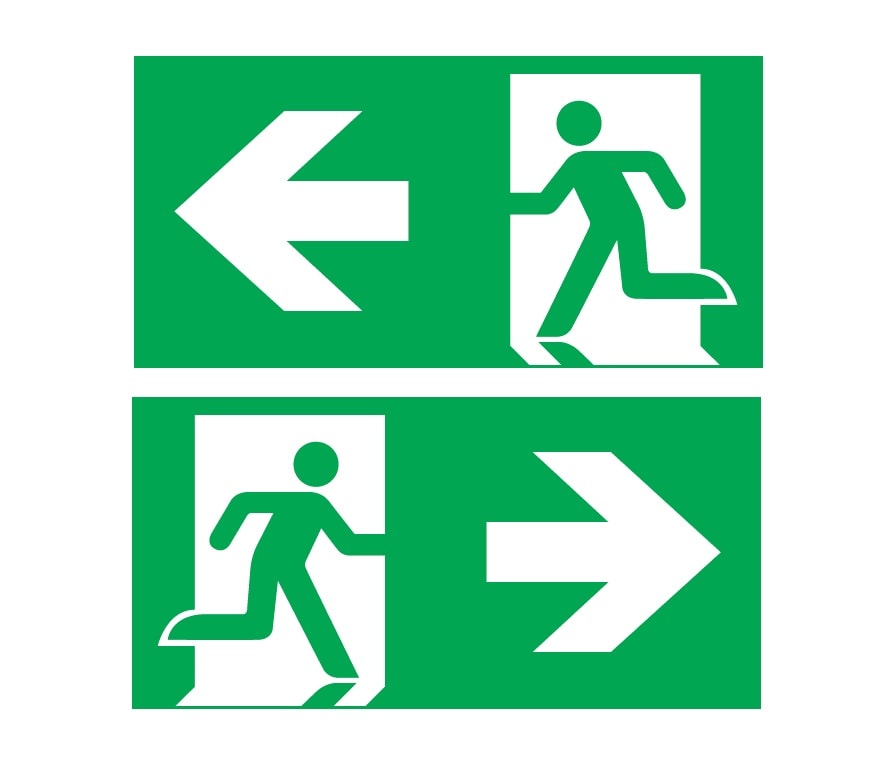 EATON - EAOO-ESP-ILR VELOS PANNELLO ISO7010 SINISTRA/DESTRA 3