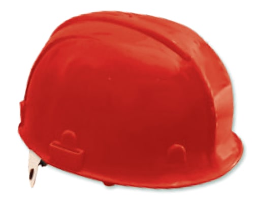 OCMEI SRL - OCMMO-GP183-R ELMET.X PONTEGGI ROSSO EN 397