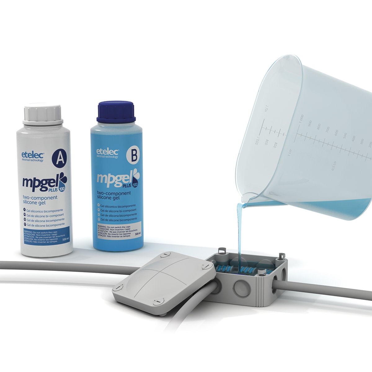 ETELEC ITALIA SPA ETLMP0100 GEL BICOMPONENTE ISOLANTE 1L IN FLACONI