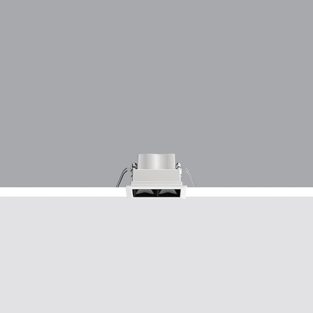 IGUZZINI ILLUMINAZI - IGZ3.MQ76.743.0 INC.LASER BLADE FRAME 2 LED WARM WHIT.CR