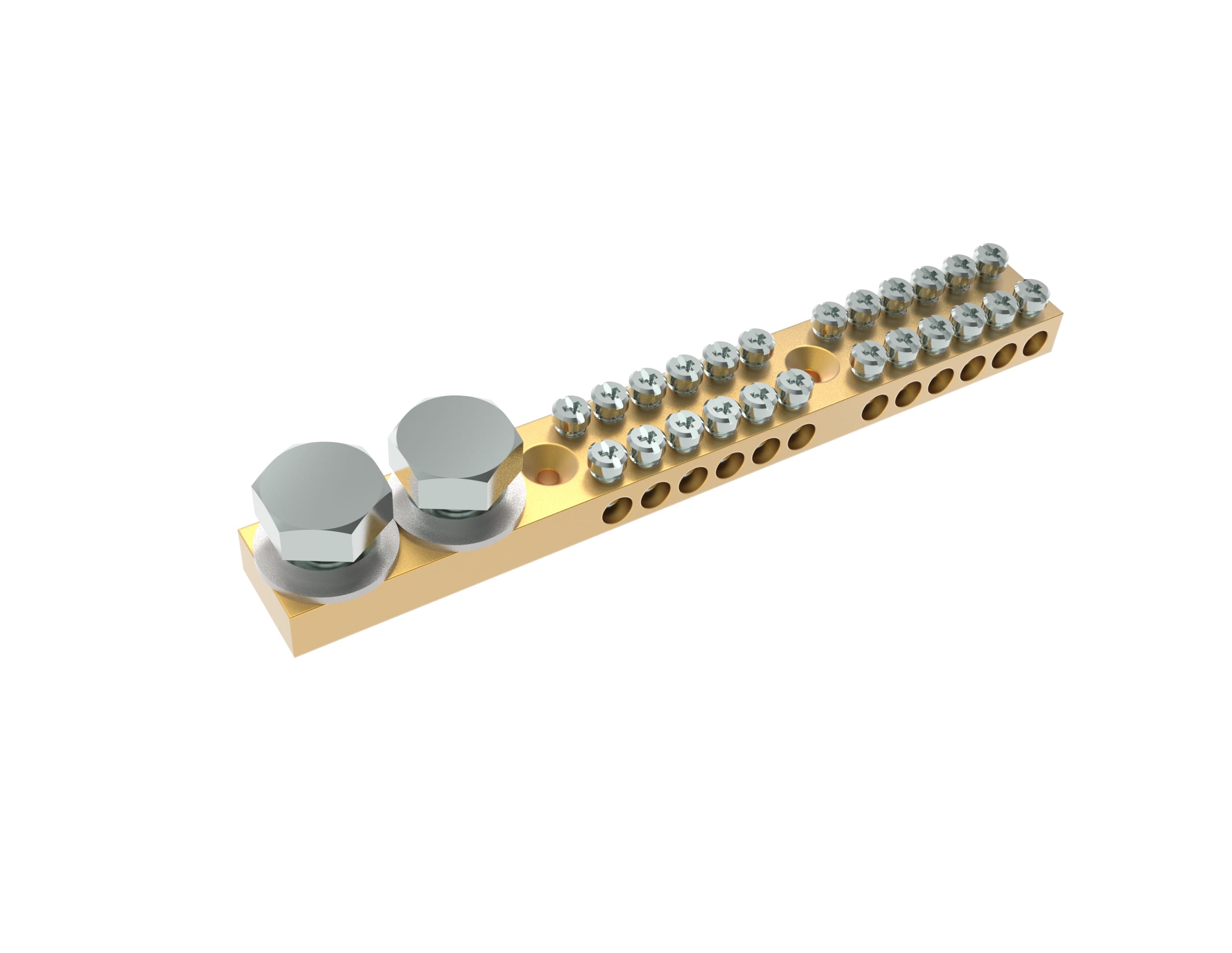 TEKNOMEGA SRL TKGMRS3000 MORSETTIERA TERRA 9X19 L102 DOPPIA CONNE