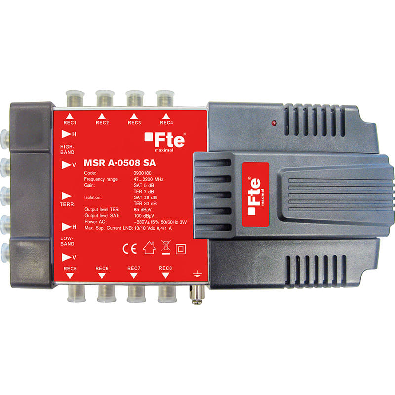 FTE MAXIMAL ITALIA S FTEMSRA0508SA MSRA0508 MULTISWITCH RADIALE 5 ING. 8 U