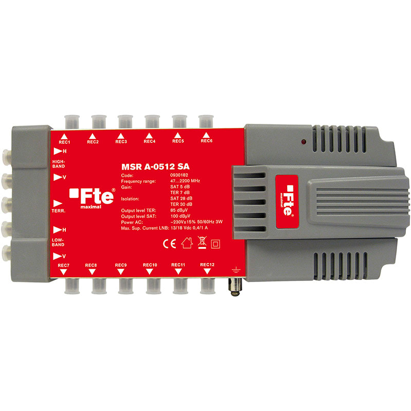 FTE MAXIMAL ITALIA S FTEMSRA0512SA MSRA0512 MULTISWITCH RADIALE 5 ING. 12 U