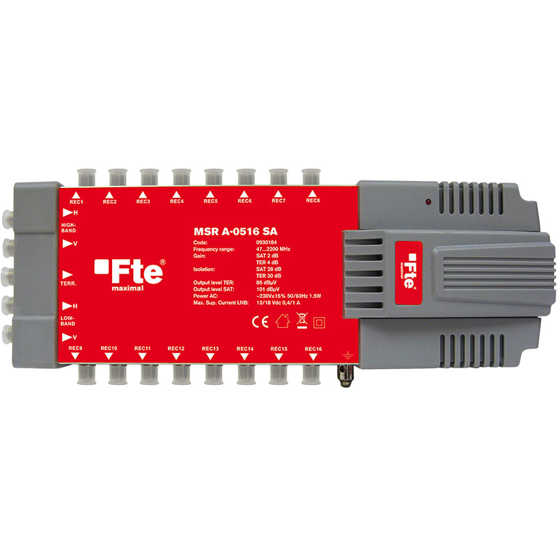 FTE MAXIMAL ITALIA S FTEMSRA0516SA MSRA0516 MULTISWITCH RADIALE 5 ING. 16 U