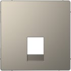 SCHNEIDER ELECTRIC - SNRMTN4215-6050 Central plate for RJ11 and RJ12 nickel, System Design