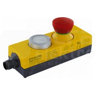 MURRELEKTRONIK SRL MUE69004 EMERGENCY STOP CON 2 APERTURE POSITIVE