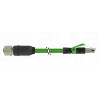 MURRELEKTRONIK SRL MUE7000446217960200 M12 FEM. 0?/RJ45 MAS. 0? SCHERMATO ETHER