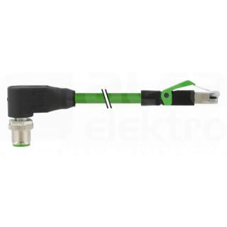 MURRELEKTRONIK SRL MUE7000447617940300 M12 MAS. 90?/RJ45 0? SCHER. ETHERNET