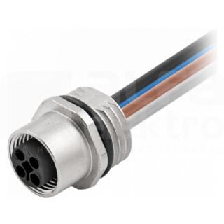 MURRELEKTRONIK SRL - MUE7000P72919410100 M12 POWER T-CODE FEM. FLANGIA ATT. FRONT