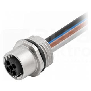 MURRELEKTRONIK SRL - MUE7000P72919410100 M12 POWER T-CODE FEM. FLANGIA ATT. FRONT