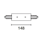 IGUZZINI ILLUMINAZI IGZ3.MXY5.004.0 GIUNTO ALIMENTAZ.DIRETTO PER BINARIO INC