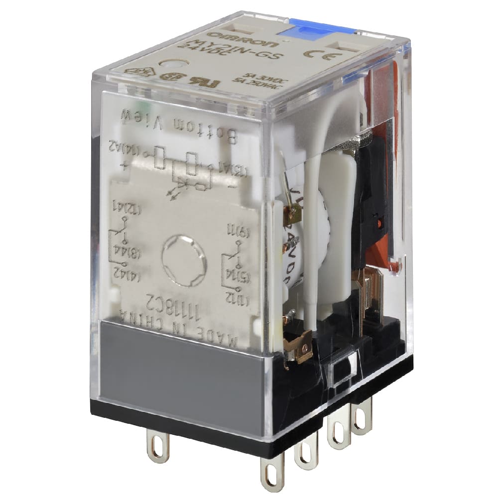 OMRON - OMRMY2INGSDC24 Rele. plug-in. 8 pin. DPDT. 5 A. indicat