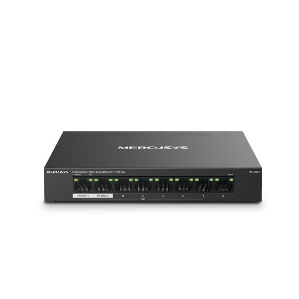 TP-LINK (MERCUSYS) MYSMS108GP 8-PORT GIGA SWITCH 7PORT POE+