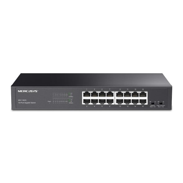 TP-LINK (MERCUSYS) MYSMS116GS 16PORT GIGABIT DESKTOP SWITCH