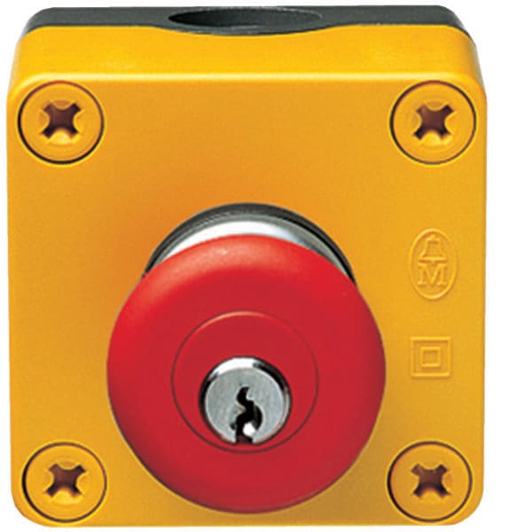 HAGER HAGMZ531N PULSANTE ARRESTO EMERG. CHIAVE IP65