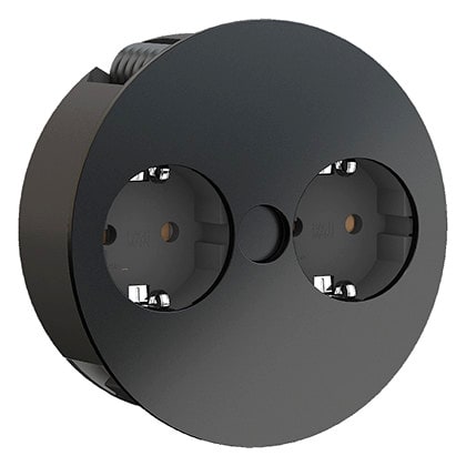 BACHMANN SALES GMBH - HMA931.150 TWIST 2XCEE 2M PUNTALINI NERO SATINATO