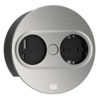 BACHMANN SALES GMBH - HMA946.004 TWIST 2 1XCEE 1XUSB A C 22W ROTONDA INOX