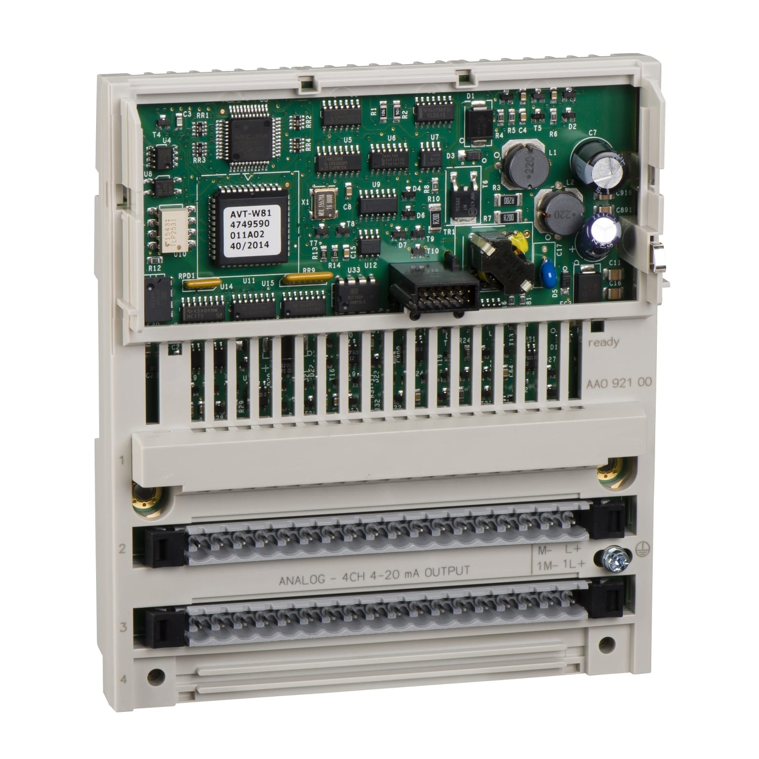 SCHNEIDER ELECTRIC - SNR170AAO12000 BASE 4 USCITE ANALOGICHE 0-20MA