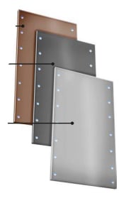 OEC SRL OECN0ST0174 PIASTRA FONDO PVC ARE/M-B-B1