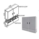 OEC SRL OECN0ST0185/AFF ARMADIO 1700X1100X450 AFFIANC. CON ZOCCO