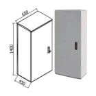 OEC SRL OECN0ST0316/12 ARMADIO 650X1400X450 CON SERRATURA 12