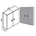 OEC SRL - OECN0ST0316/UN ARMADIO 1300X1400X450 VANO UNICO